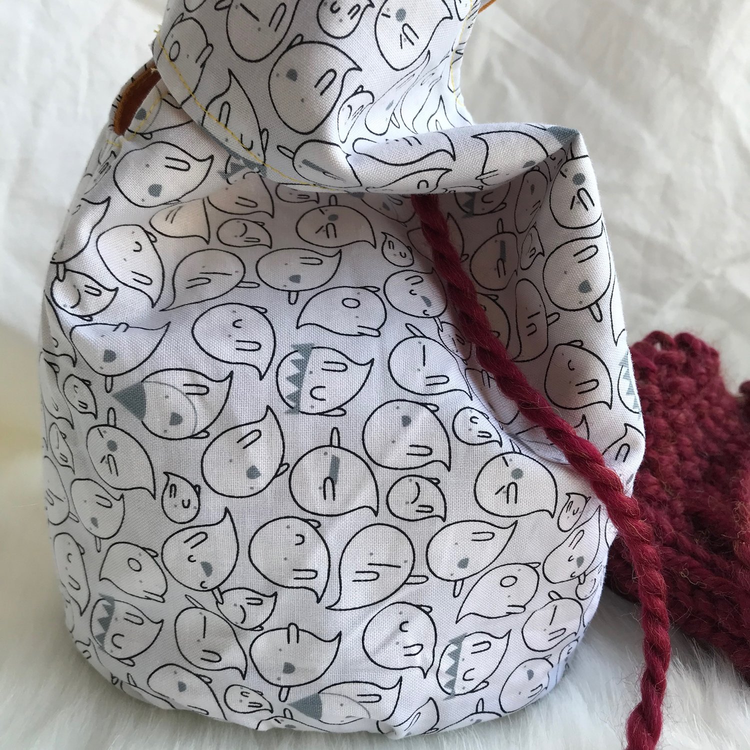 Image of Knitting/Crochet Project Bag - Ghost King