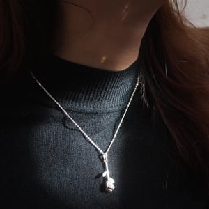 Image of ROSA silver necklace