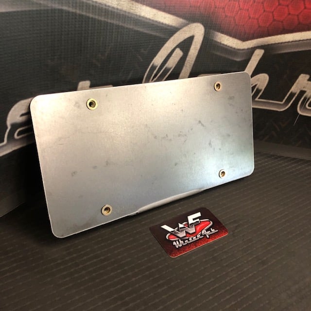 Custom License Plate Mount Winter Fab Online