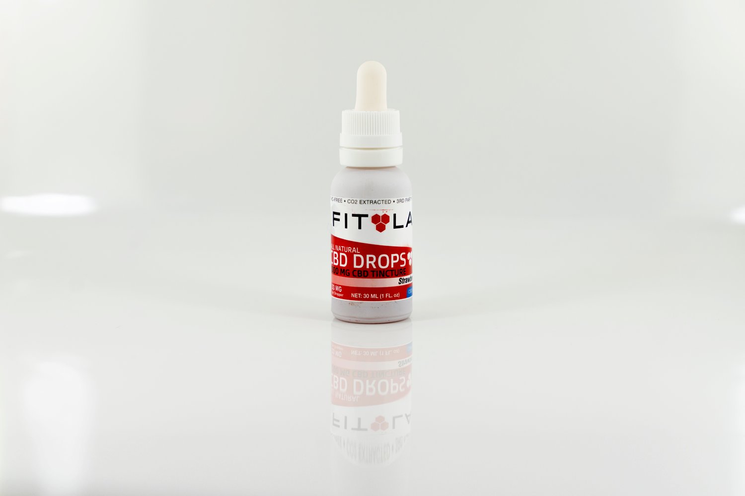 Image of CBD DROPS CBD ISOLATE STRAWBERRY