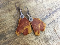 Image 4 of Jasper earrings / n213