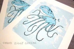 Octopus & friend print