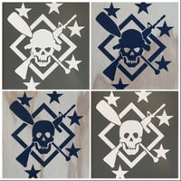 Image 1 of Cross Rifle/Paddle Transfer Decals