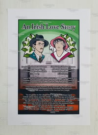 Image 1 of An Irish Love Story A3 print (Unframed).