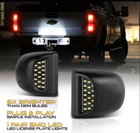 Image 1 of CHEVROLET OR GMC LED PLATE LIGHTS