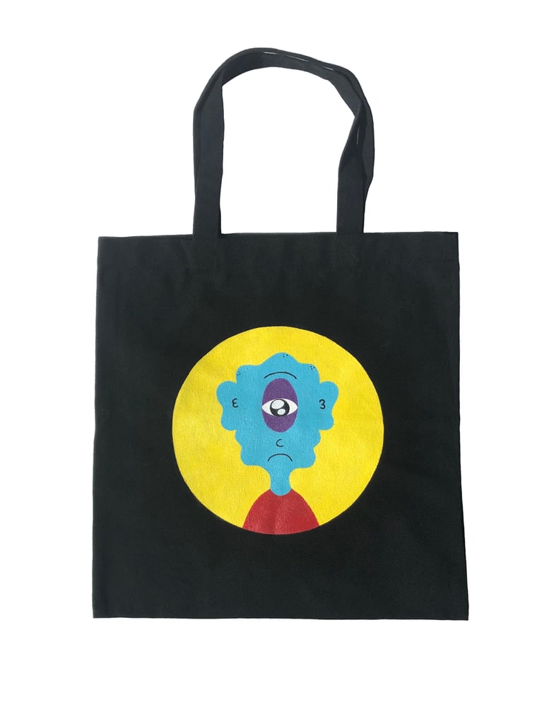 Image of Blue/Red/Yellow Tote Bag