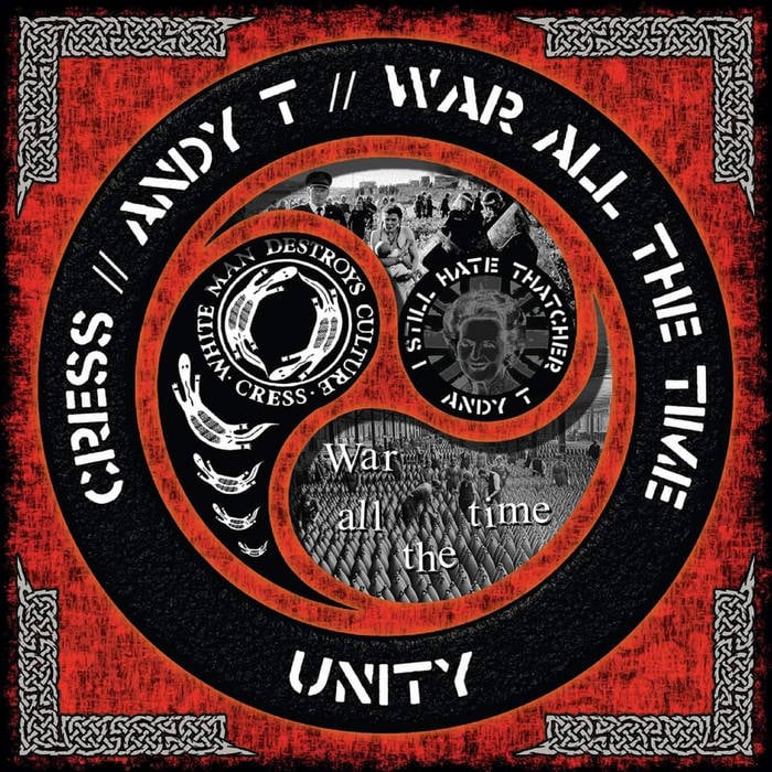 Image of CRESS / ANDY T / WAR ALL THE TIME - UNITY SPLIT LP
