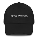Image 1 of Free Indeed - Dad Hat - (Black & Sand)
