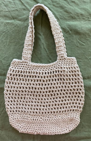 Image of Extra large and sturdy handmade market bag