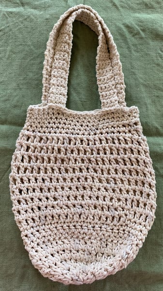 Image of Medium size  hand crocheted market bag