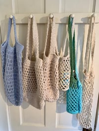 Image 2 of Medium size  hand crocheted market bag