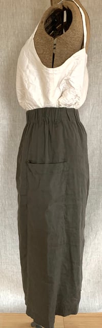 Image 3 of simple linen skirt