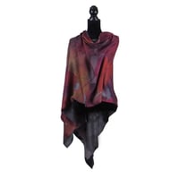Image 1 of Autumn Leaves Rouge Button Shawl