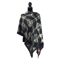 Image 3 of Paris Tartan Royal Gold Button Shawl