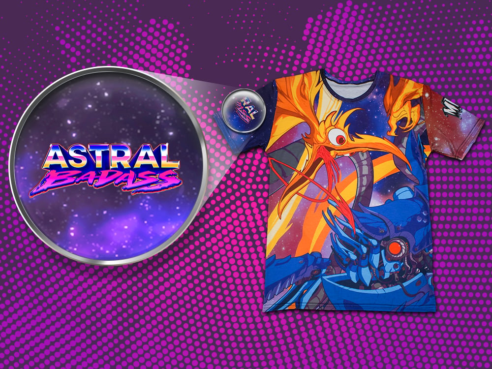 Image of Astral Badass - All Over Print T-Shirt