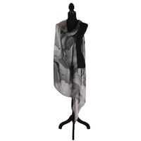 Image 1 of Silk Cashmere Charcoal Azalea