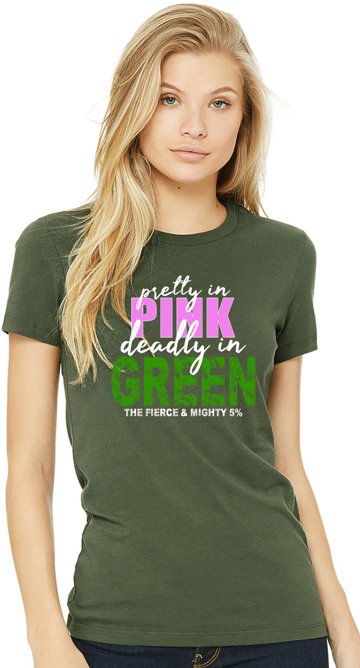 Image of PRETTY IN PINK ~ DEADLY IN GREEN