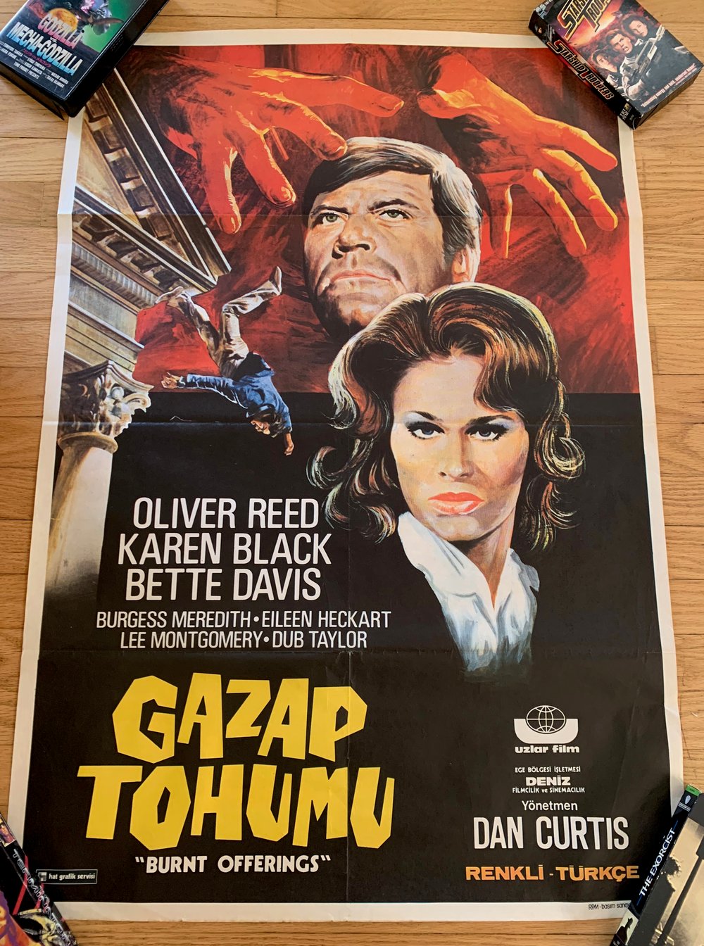 1976 BURNT OFFERINGS Original Turkish Movie Poster