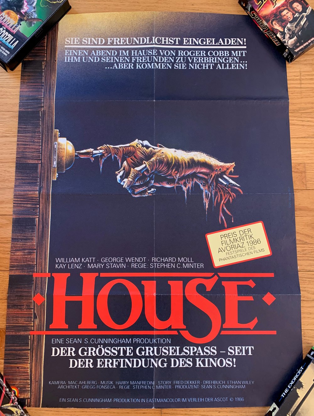 1986 HOUSE Original German A1 Movie Poster