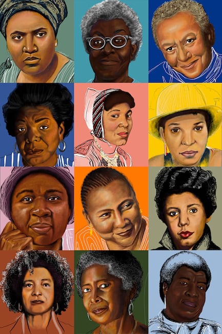 Image of BLACK WOMEN WRITERS POSTER