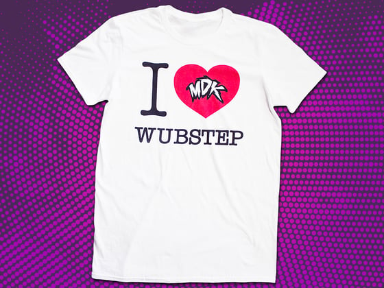 Image of I Heart Wubstep T-Shirt