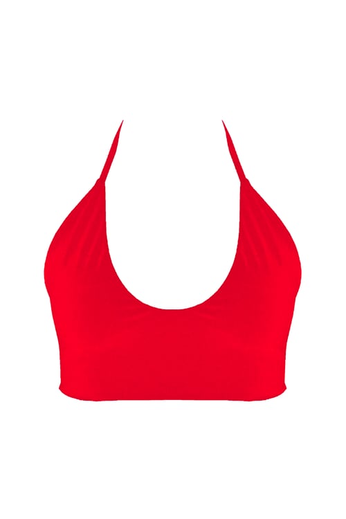 Image of Criss Cross Top - Hot Red