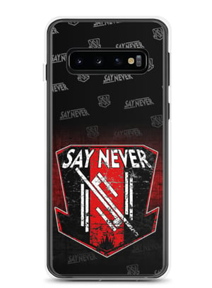 Image of SAY NEVER "ICON" PHONE CASE - iPhone and Galaxy