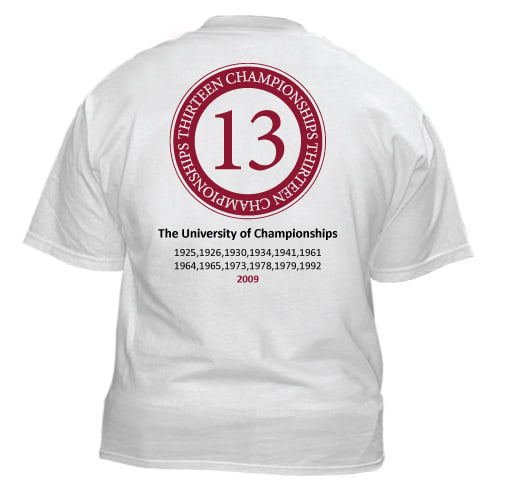 Saturday Statements 13 Championships Pocket T Shirt