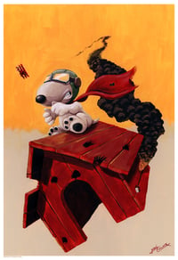 Curse You Red Baron! Print