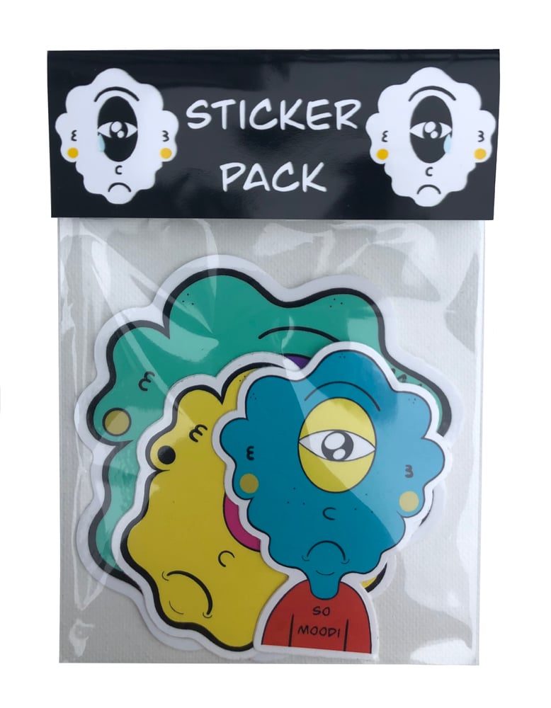 Image of Moodi Monster Sticker Pack