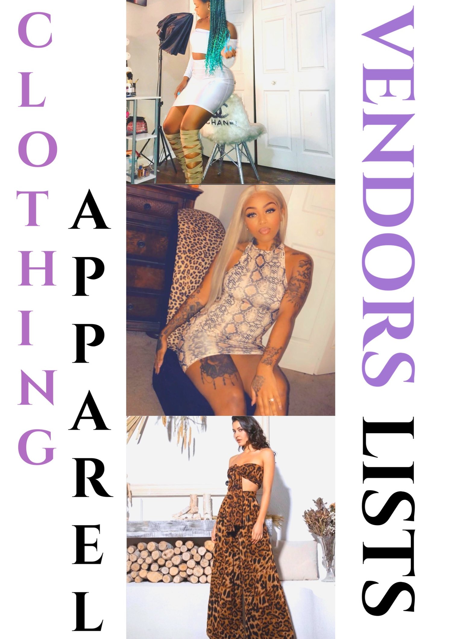 Image of Clothing & Apparel Vendors List