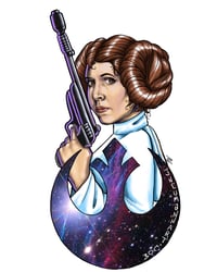 Princess Leia sticker