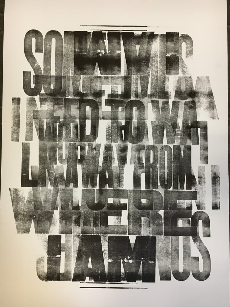 Image of One-off Typo Poster #1-060