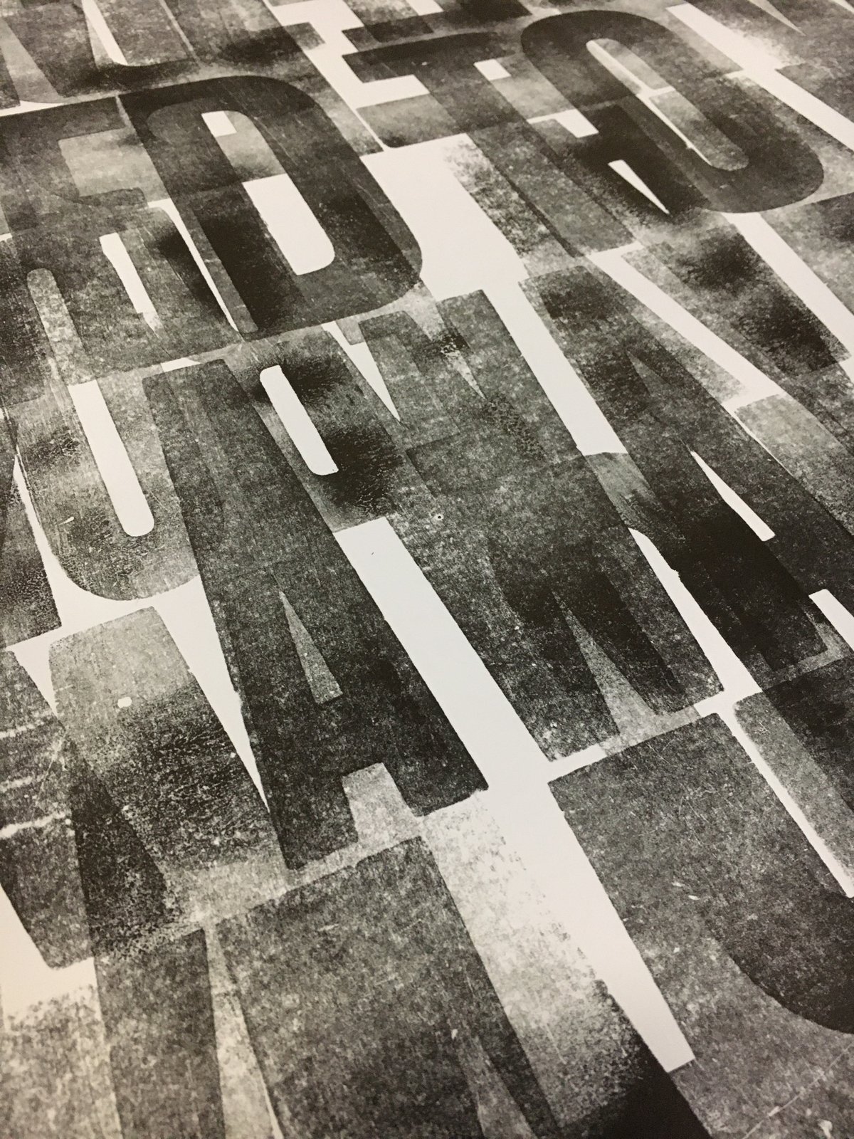 Image of One-off Typo Poster #1-060