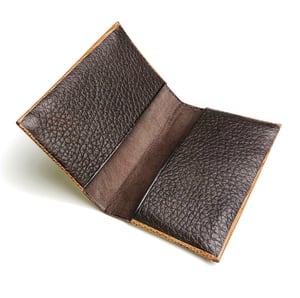 Image of Tan Lizard Seamless Cardholder N°2