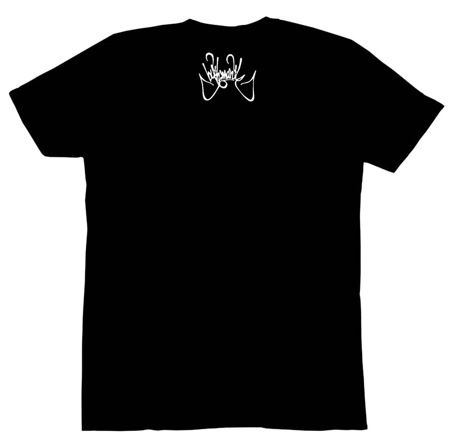 Image of "Mimek One" Original Logo Tee (Black, White)