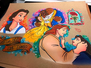 Image of Entire Disney Inspired Flash 40 Sheets 11x14”