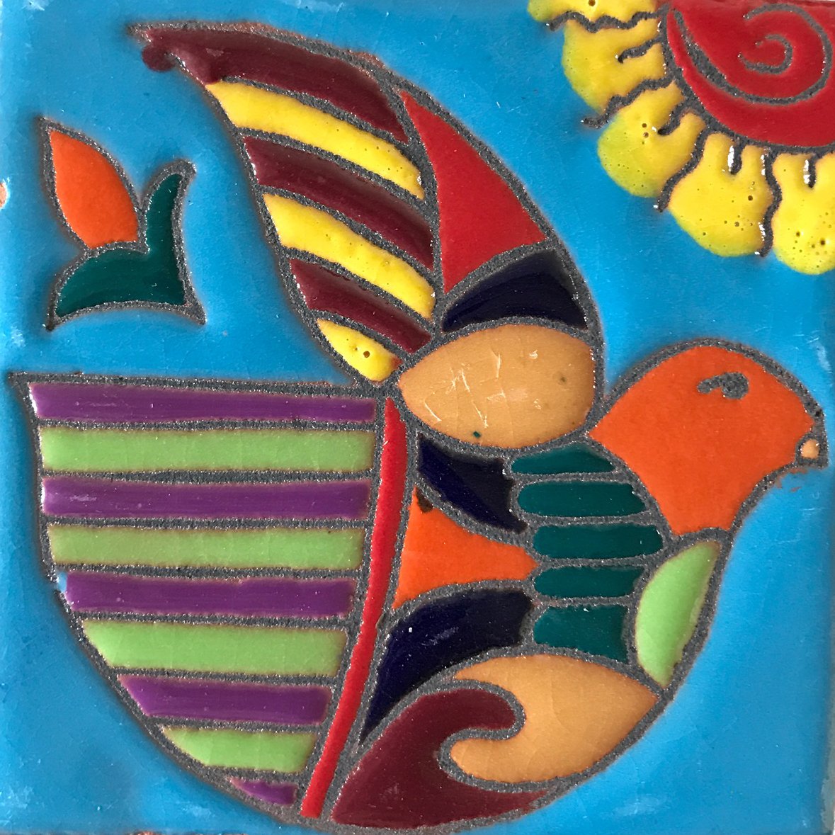 Image of Dove Coaster Tile