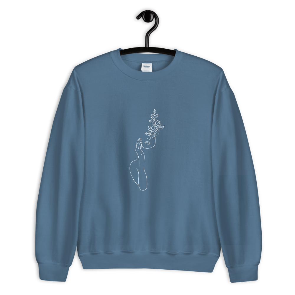 ALANA COLLECTION CREWNECK SWEATSHIRT | INDIGO BLUE 