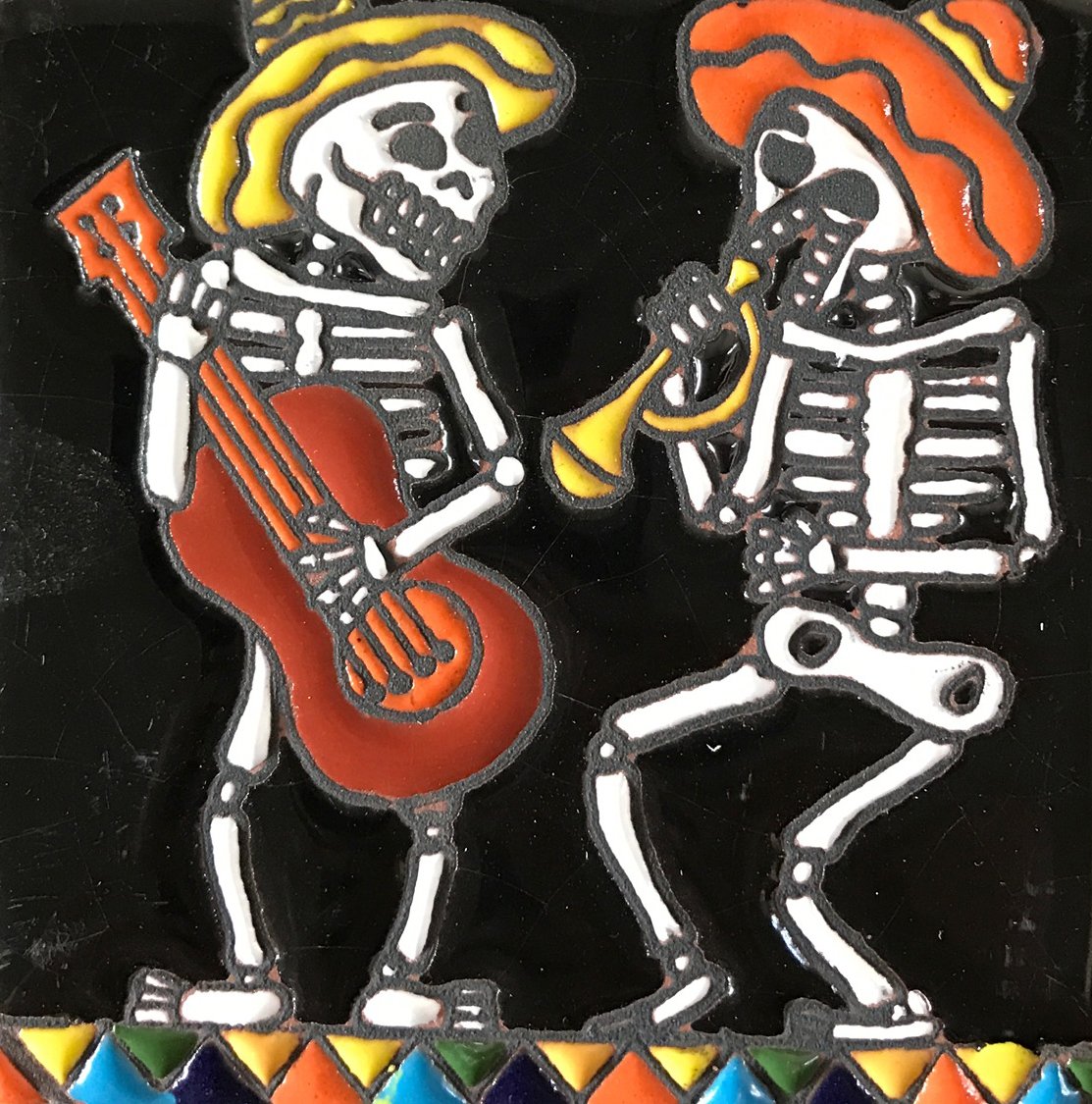 Image of Los Musicos Coaster Tile