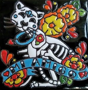 Image of Kitty Mi Amigo Coster Tile