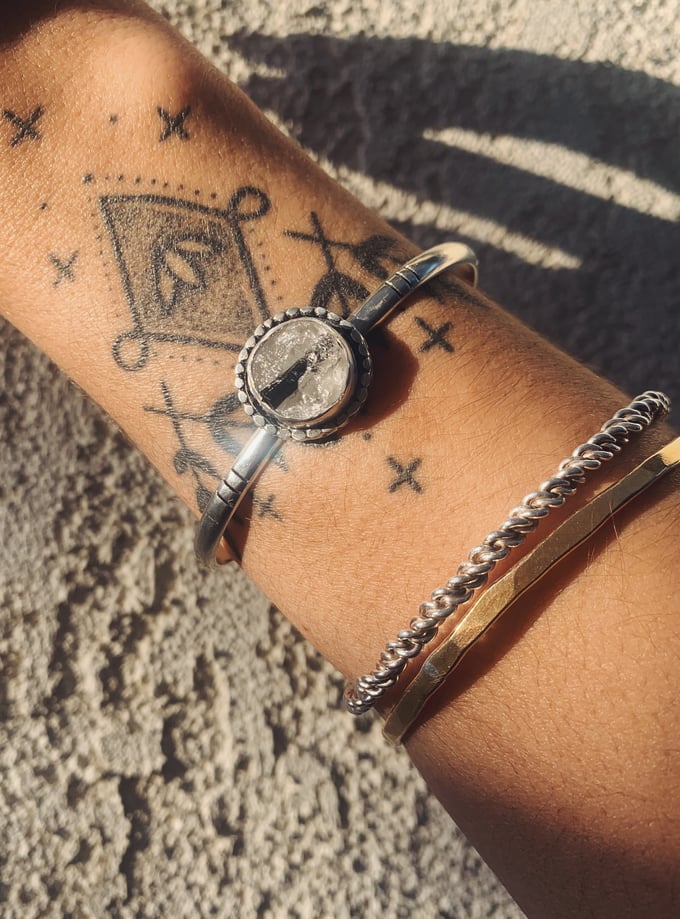 Image of Tourmalated Quartz Cuff