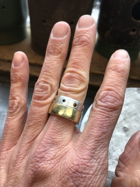 Image of Gold and Diamond Ring