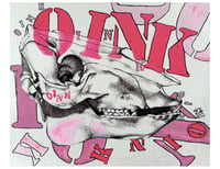 Oink Pig Skull 8.5x11 inch art print