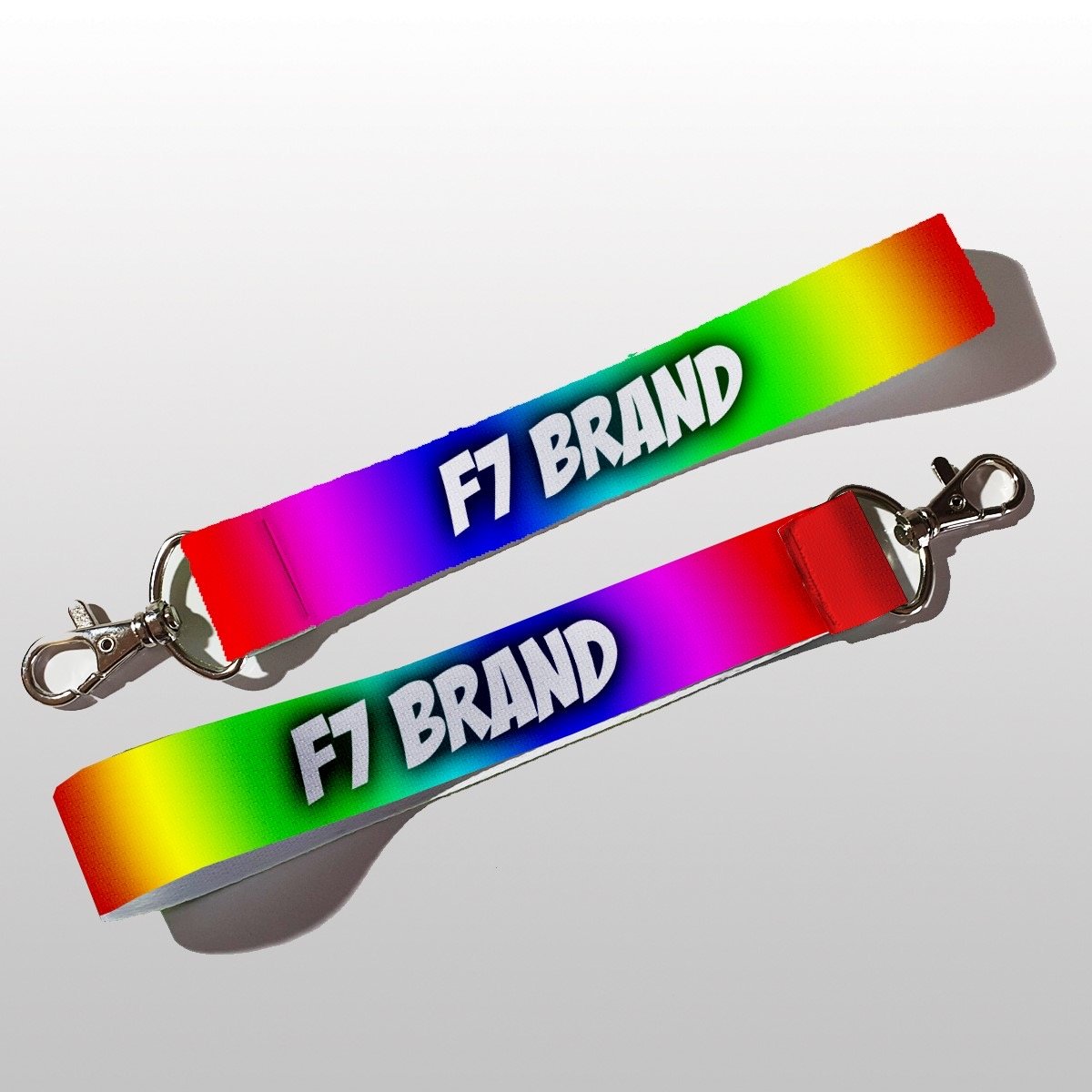 Image of F7 brand rainbow key tag