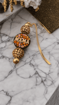 Mama Bookmark — Chocolate Honey