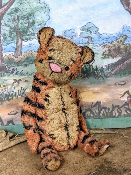 Image of Classic vintage style Tigger the toy tiger by whendis bears