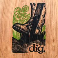 Image 1 of Wooden Dig!