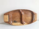 Midcentury Modern Vintage Hawaiian Duo Tray 