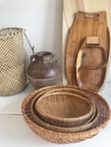 Midcentury Modern Vintage Hawaiian Duo Tray 